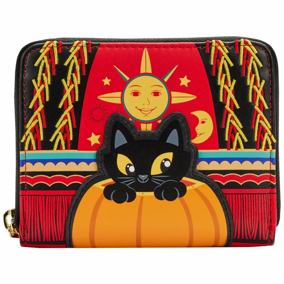 Hocus Pocus - Dani Binx 4” Faux Leather Zip-Around Wallet