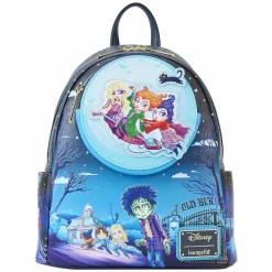 Hocus Pocus - Poster Glow in the Dark 10" Faux Leather Mini Backpack