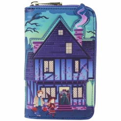 Hocus Pocus - Sanderson Sisters House Glow in the Dark 4" Faux Leather Zip-Around Wallet