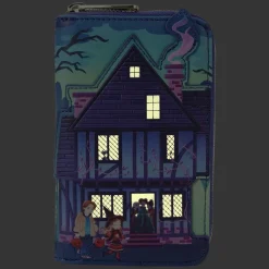 Hocus Pocus - Sanderson Sisters House Glow in the Dark 4" Faux Leather Zip-Around Wallet
