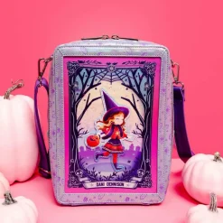 Hocus Pocus - Tarot Card Iridescent 10" Faux Leather Crossbody Bag