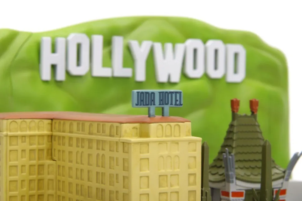 Hollywood 100 - Hollywood Sign 100th Anniversary featuring the Walk of Fame Nano Scene 1.65" Scale Die-Cast Diorama