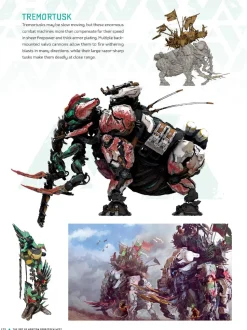 Horizon Forbidden West - The Art of Horizon Forbidden West Deluxe Edition Hardcover Book