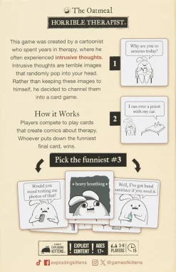 Horrible Therapist (Base Edition) - A Party Game by Exploding Kittens Card Game