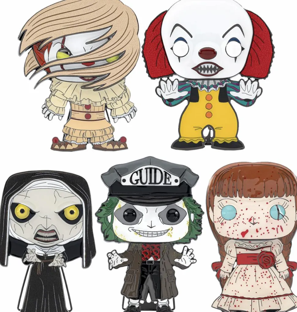 Horror Classics - Series 01 4” Pop! Enamel Pin Assortment (Sealed Display of 12)