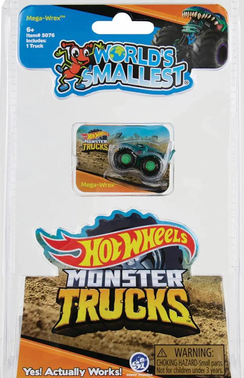 Hot Wheels - Mega-Wrex Hot Wheels Monster Trucks World's Smallest Micro Vehicle