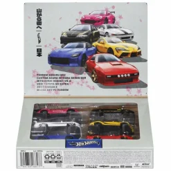 Hot Wheels - Streets of Japan Hot Wheels 1/64th Scale Die-Cast Vehicle Replica 6-Pack