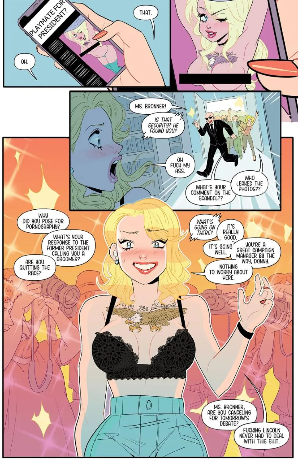How To Steal An Election (Before Someone Else Does) - Issue #1 Single Issue Paperback Comic Book (Cover A Elisa Pocetta)