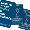 How to Swear in Sign Language Card Set
