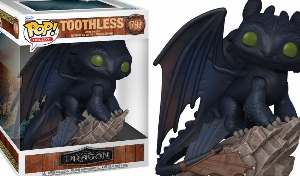 How to Train Your Dragon (2025) - Toothless Deluxe Pop! Vinyl Figure