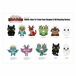 How to Train Your Dragon 3: The Hidden World - 3D Figural Foam Keychain Blind Bag (Single Unit)