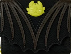 How To Train Your Dragon - Night Fury 4" Faux Leather Trifold Wallet
