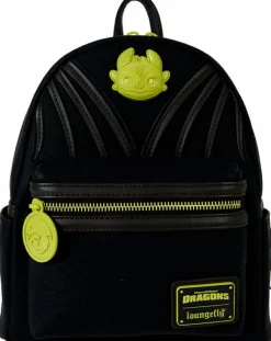How To Train Your Dragon - Night Fury 10" Faux Leather Mini Backpack