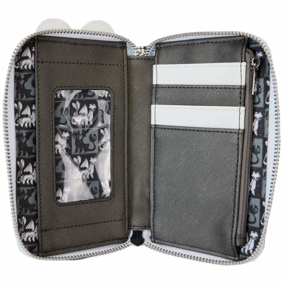 How To Train Your Dragon - Light & Night Fury Cosplay 4" Faux Leather Zip-Around Wallet