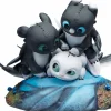 How to Train Your Dragon 3: The Hidden World - Dart, Pouncer & Ruffrunner 5” Statue