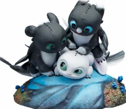 How to Train Your Dragon 3: The Hidden World - Dart, Pouncer & Ruffrunner 5” Statue
