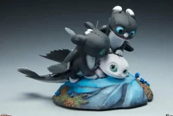 How to Train Your Dragon 3: The Hidden World - Dart, Pouncer & Ruffrunner 5” Statue