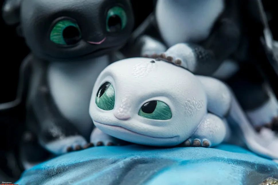 How to Train Your Dragon 3: The Hidden World - Dart, Pouncer & Ruffrunner 5” Statue