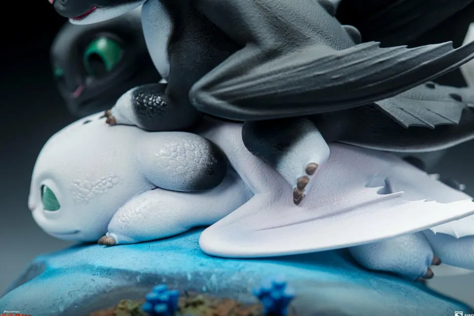 How to Train Your Dragon 3: The Hidden World - Dart, Pouncer & Ruffrunner 5” Statue