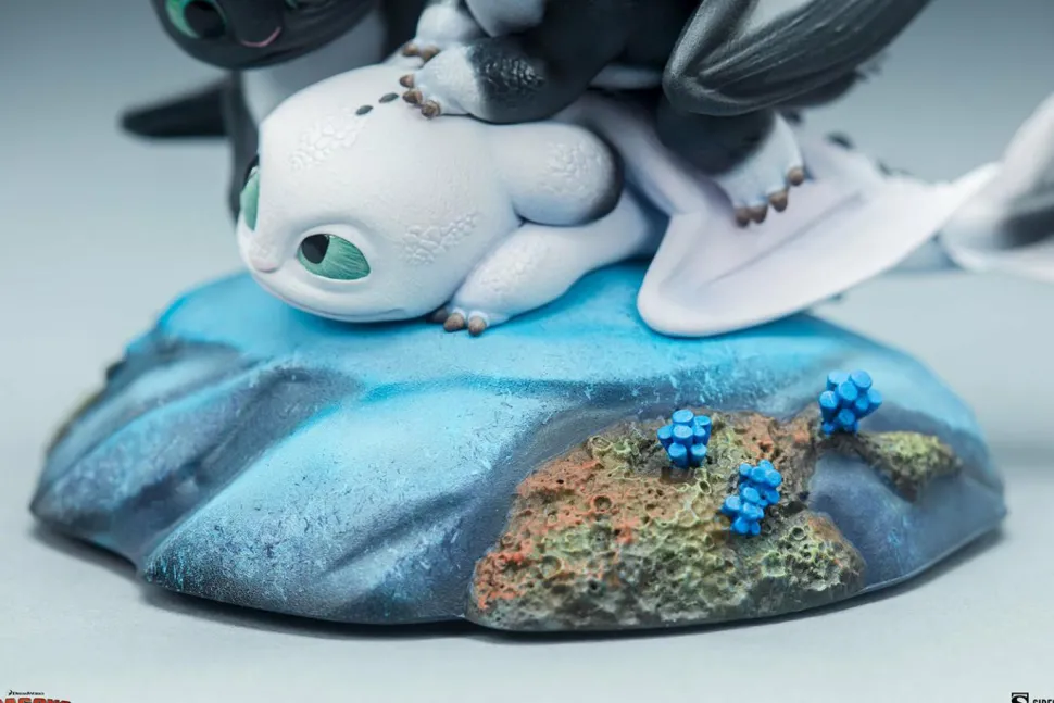 How to Train Your Dragon 3: The Hidden World - Dart, Pouncer & Ruffrunner 5” Statue