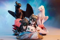 How to Train Your Dragon 3: The Hidden World - Dart, Pouncer & Ruffrunner 5” Statue