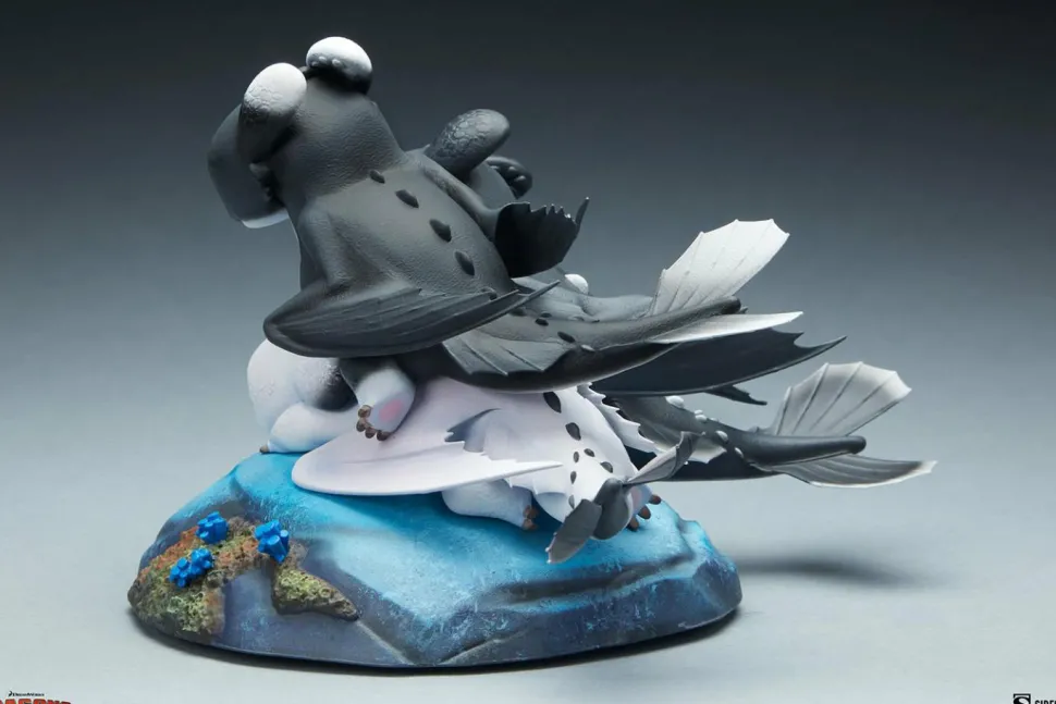 How to Train Your Dragon 3: The Hidden World - Dart, Pouncer & Ruffrunner 5” Statue