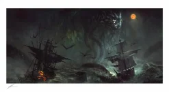 HP Lovecraft - Cthulhu II Fine Art Print by Richard Luong