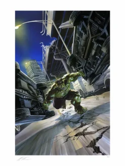 Hulk - Hulk: Time of Death Fine Art Print by Alex Ross