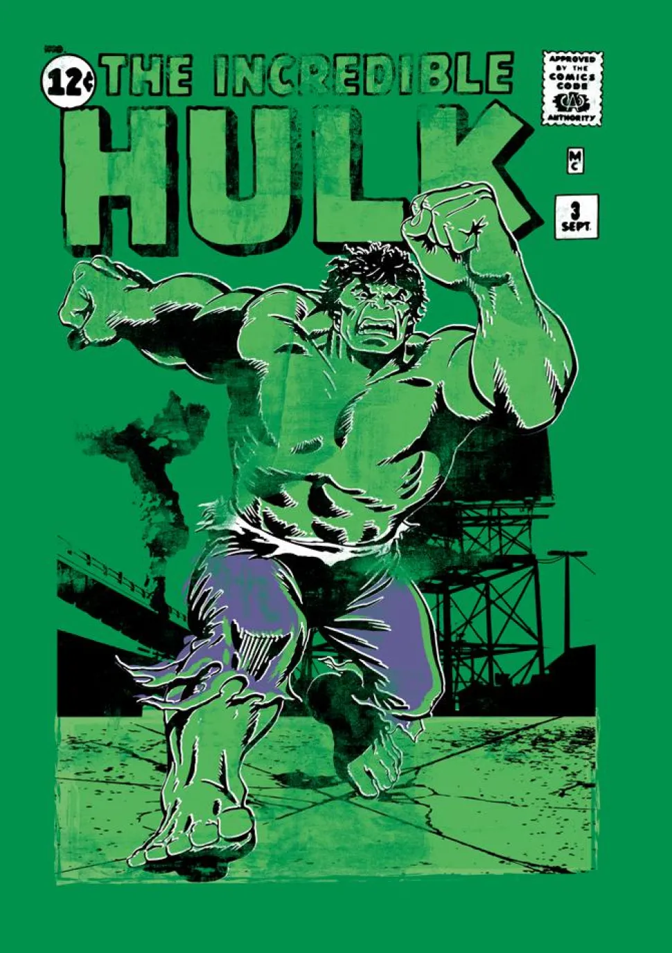 Hulk - The Incredible Hulk Green Kids or Youth T-Shirt