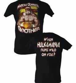 Hulk Hogan - Runs Wild Black Male T-shirt