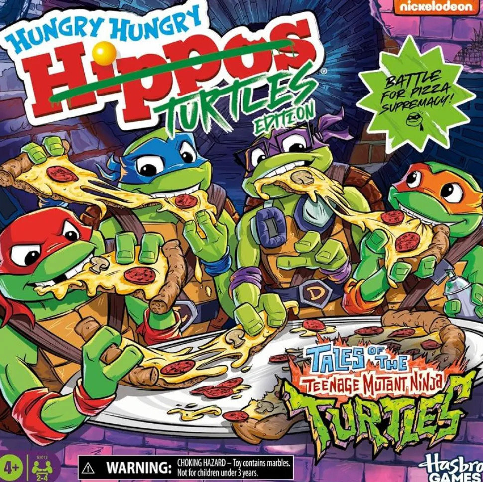 Hungry Hungry Hippos - Tales of the Teenage Mutant Ninja Turtles Edition Board Game