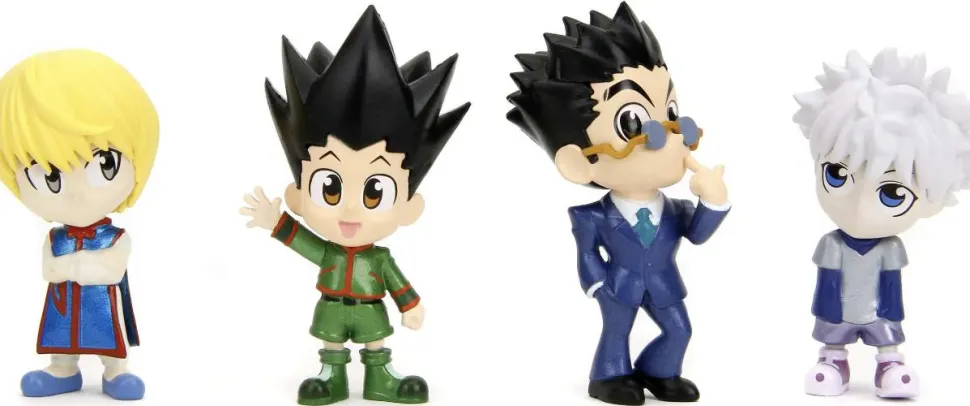 Hunter x Hunter - Gon, Killua, Kurapika, & Leorio Metalfigs 2.5" Die-Cast Figure 4-Pack