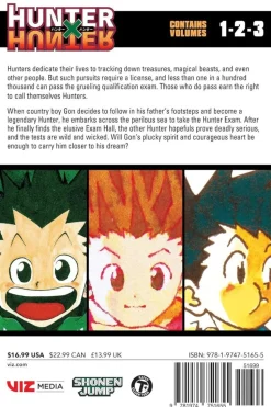 Hunter x Hunter - 3-in-1 Edition Omnibus Volume 01 Manga Paperback Book (Vol. 1-3)