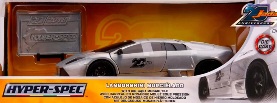 Hyper-Spec - Lamborghini Murcielago with Mosaic Tile 20th Anniversary 1/24th Scale Die-Cast Vehicle Replica
