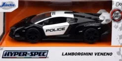 Hyper-Spec - Police Lamborghini Veneno 1/32 Scale Die-Cast Vehicle Replica