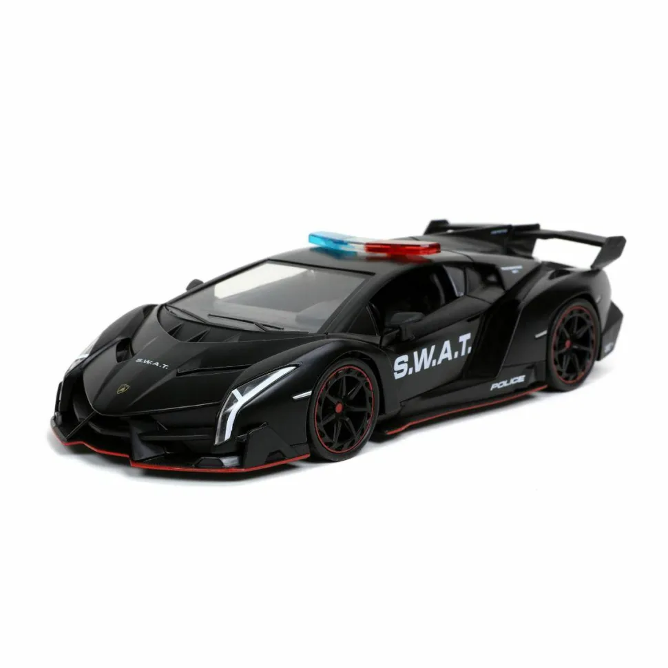 Hyper-Spec - S.W.A.T Lamborghini Veneno 1/24th Scale Die-Cast Vehicle Replica