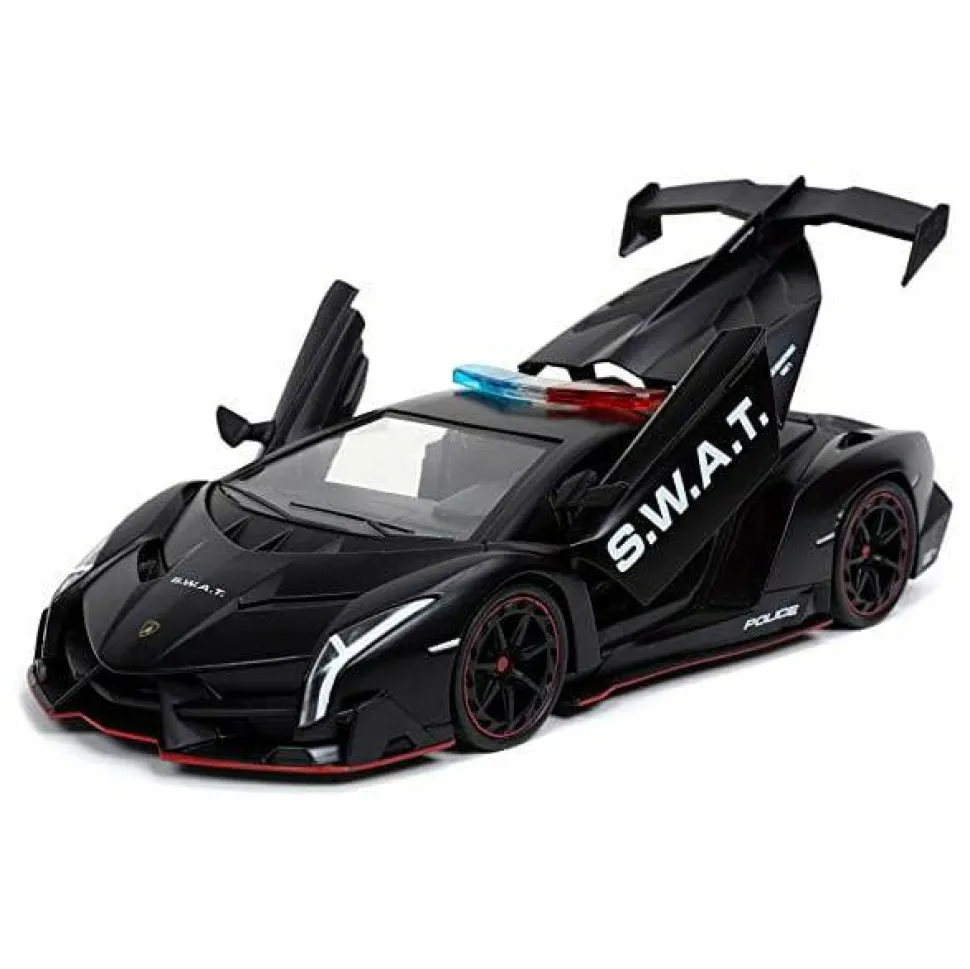 Hyper-Spec - S.W.A.T Lamborghini Veneno 1/24th Scale Die-Cast Vehicle Replica