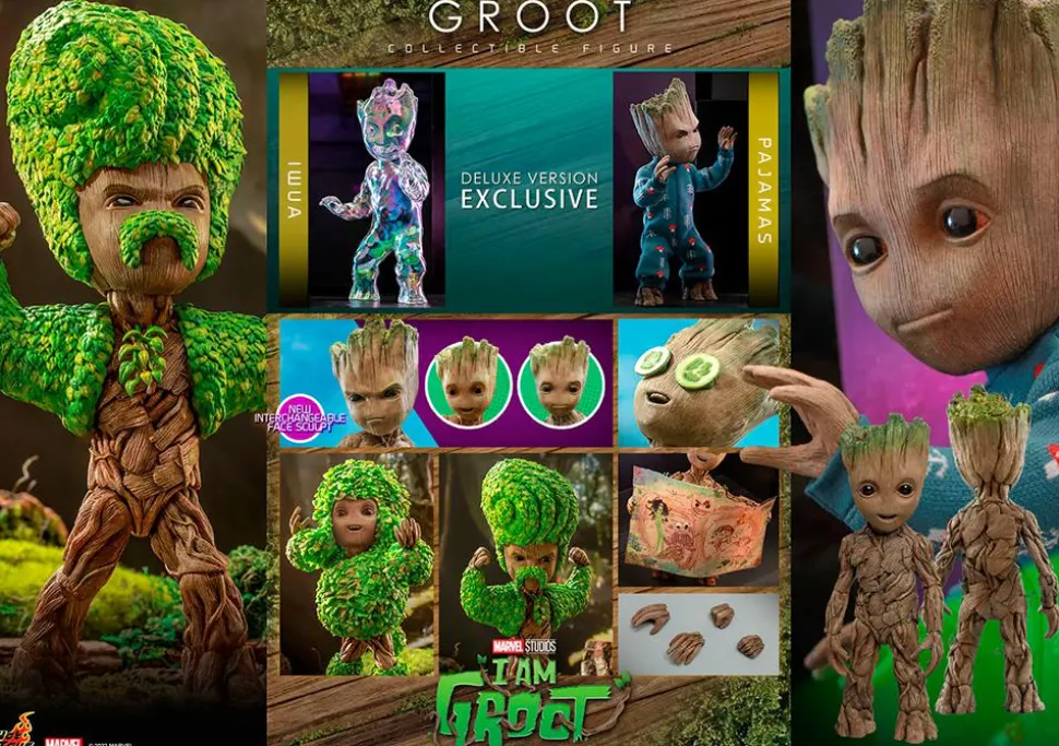 I Am Groot (2022) - Groot Deluxe 1:1 Scale Life-Size Hot Toys Action Figure