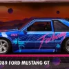 I Love the 80’s - 1989 Ford Mustang GT 1/24th Scale Die-Cast Vehicle Replica