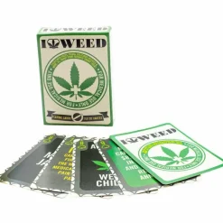 I Love Weed Playing Cards