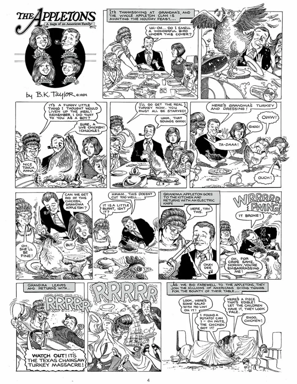I Think He’s Crazy! - The Comics of B.K. Taylor Hardcover Book