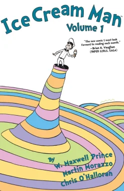 Ice Cream Man - Volume 01 Rainbow Sprinkles Trade Paperback Book (Seuss Parody Cover)