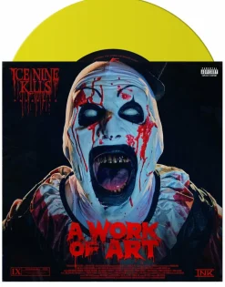 Ice Nine Kills - A Work of Art 7" Single Vinyl Record (Yellow Coloured Vinyl)