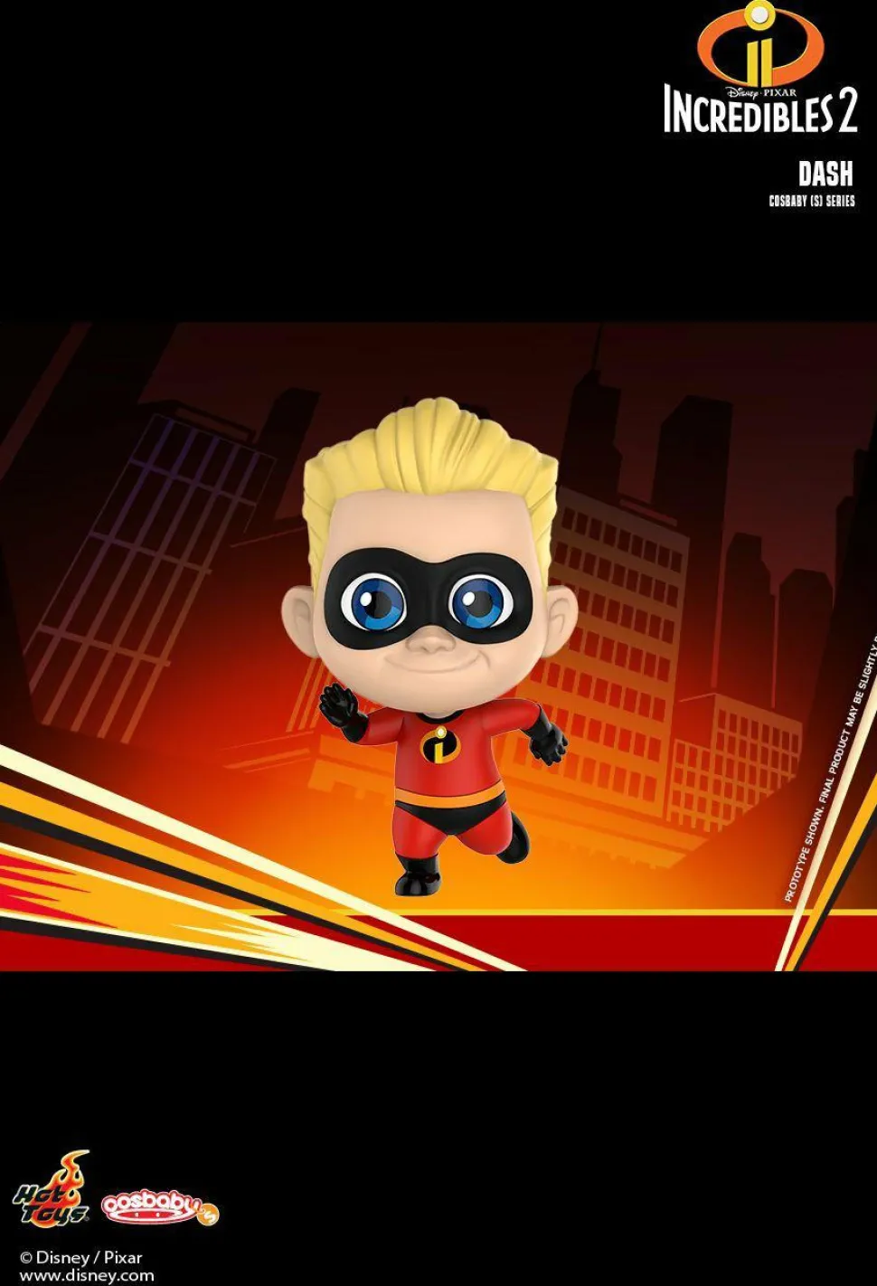 Incredibles 2 - Dash Cosbaby (S) Hot Toys Figure