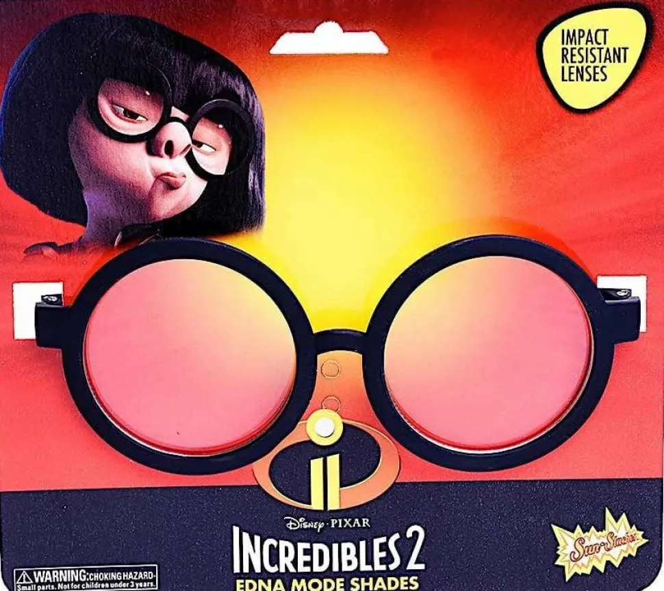Incredibles 2 - Edna Mode Sun-Staches Sunglasses (One Size)