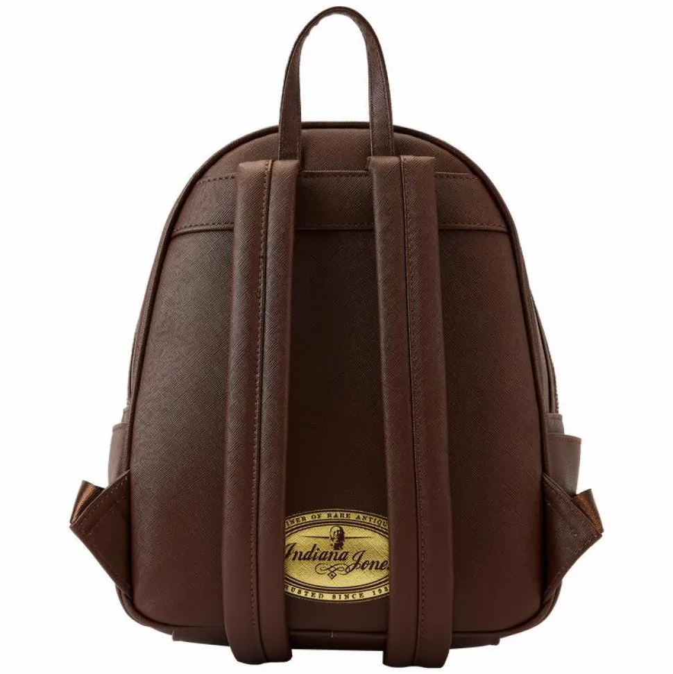 Indiana Jones - Raiders Of The Lost Ark 10” Faux Leather Mini Backpack with Coin Purse