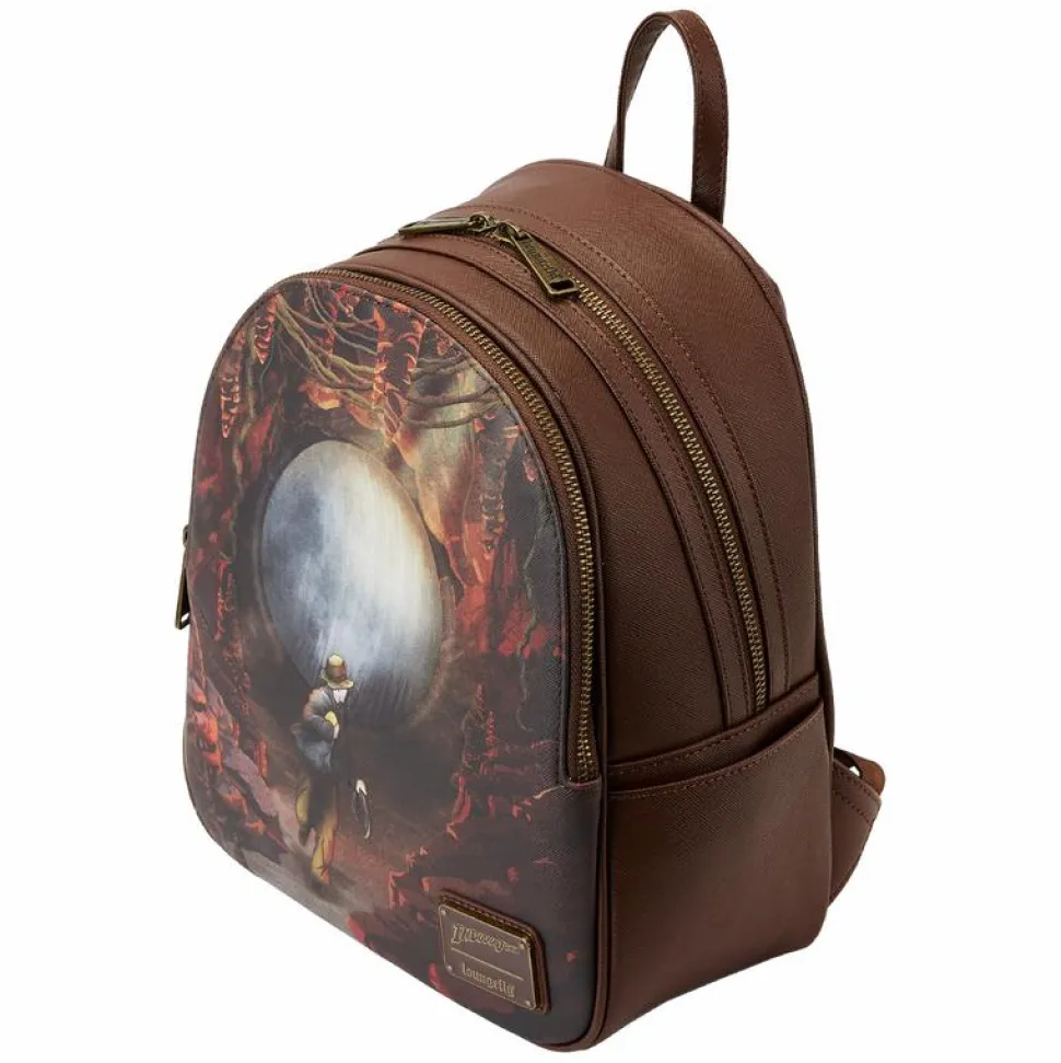 Indiana Jones - Raiders Of The Lost Ark 10” Faux Leather Mini Backpack with Coin Purse