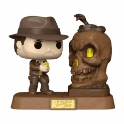 Indiana Jones - Sankara Stones Light Up Deluxe Pop! & Boulder Escape Pop! Moment Vinyl Figure Bundle (Set of 2)