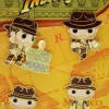 Indiana Jones and the Raiders of the Lost Ark - Indiana Jones Enamel Pop! Pin 4-Pack