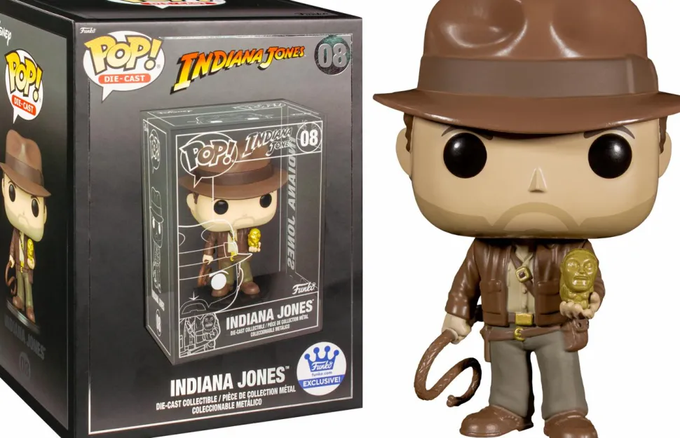 Indiana Jones and the Raiders of the Lost Ark - Indiana Jones Pop! Diecast Metal Figure (Funko / Popcultcha Exclusive)